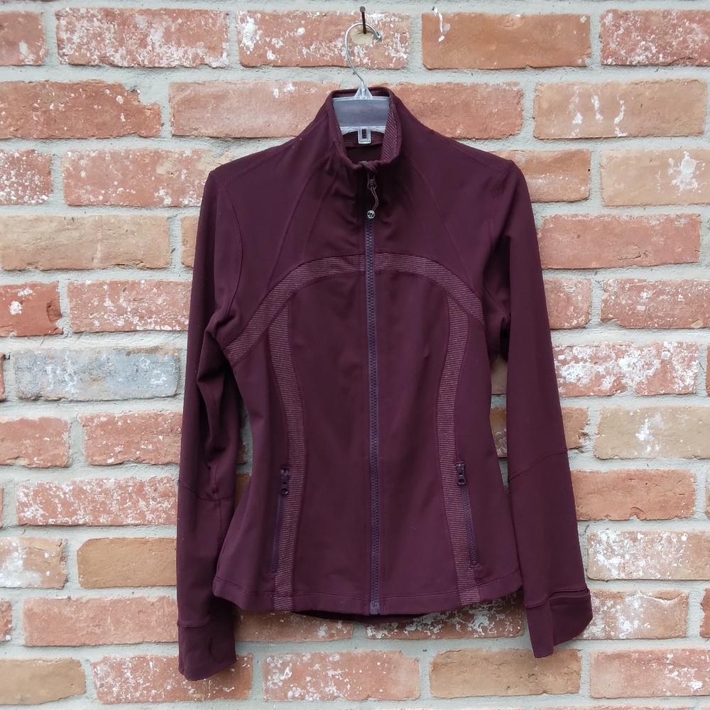 Lululemon maroon jacket size 12